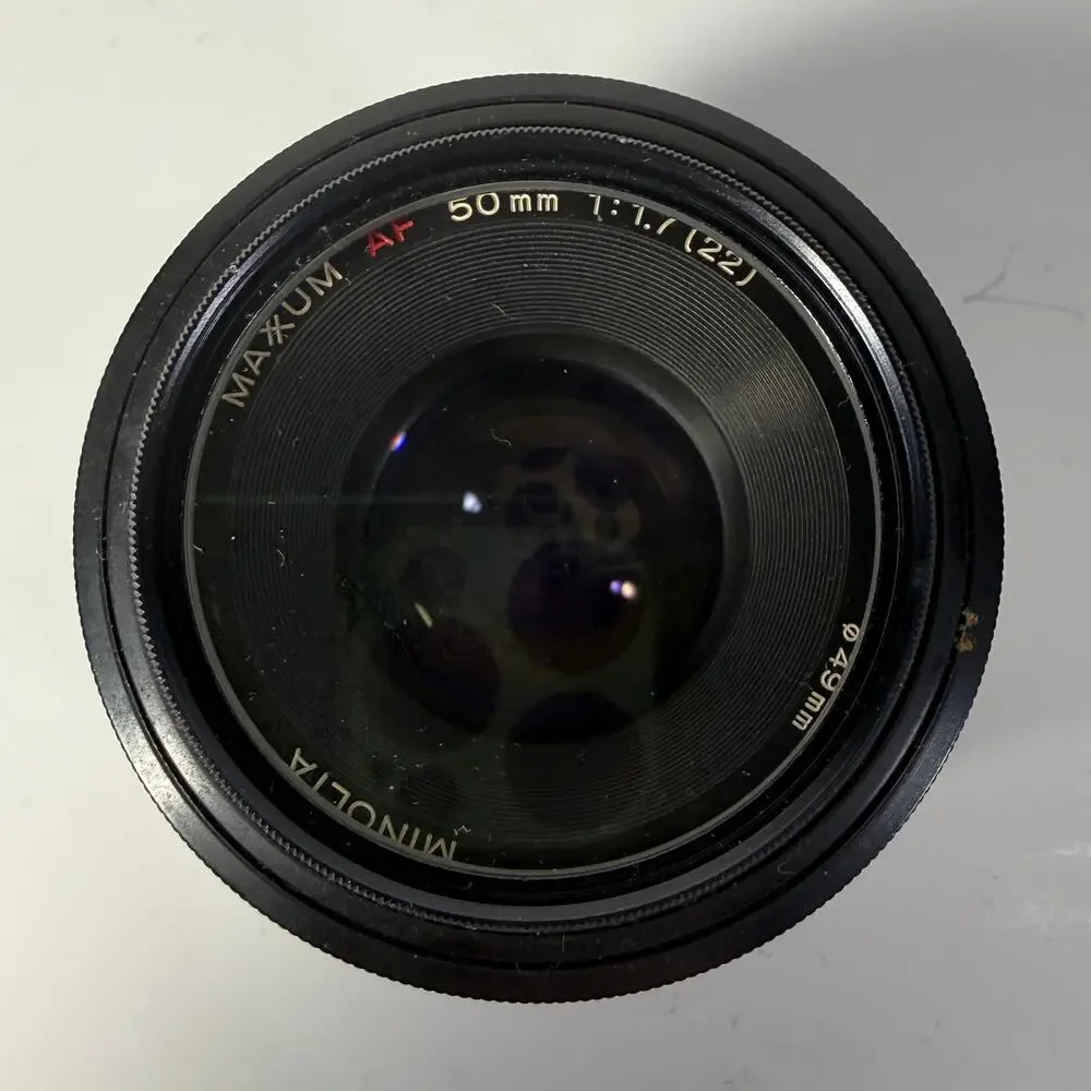 Minolta Maxxum 50mm f1.7 Japan Camera Lens Untested